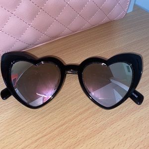 Heart shaped sunglasses